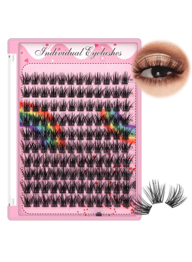 Bodermincer Lashes Clusters 1012mm1214mm1416mm1618mm10121416mm141618mm Mixed and 820mm to Choose Lashes Extension Kit lash Clusters Lashes Wispy Eyelash Extension 141618mm Mixed - Image 3