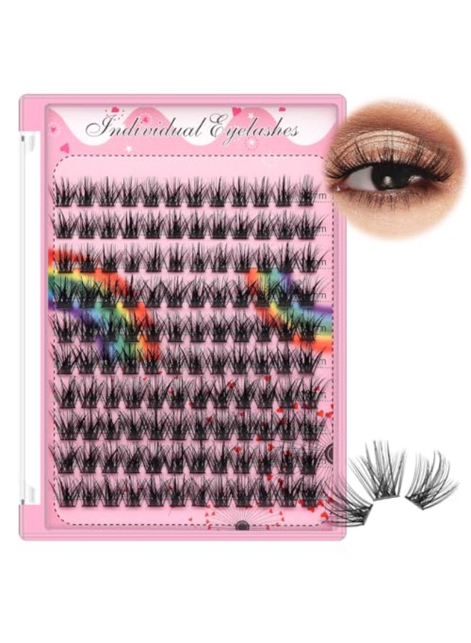 Bodermincer Lashes Clusters 1012mm1214mm1416mm1618mm10121416mm141618mm Mixed and 820mm to Choose Lashes Extension Kit lash Clusters Lashes Wispy Eyelash Extension 141618mm Mixed - Image 1