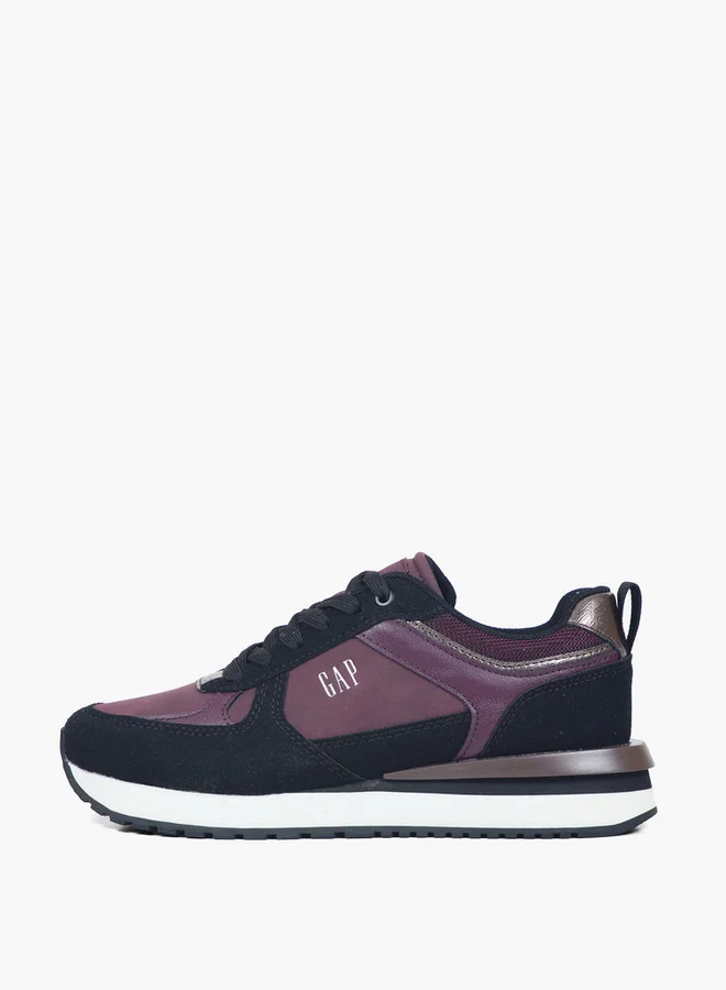 جاب Women's IDAHO BLK Lace-Up Sneakers - GPW5213103817