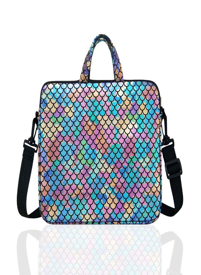Youda 14-Inch Laptop Shoulder Carrying Bag Case Sleeve For 13" 13.3" 14 inch Macbook/Notebook/Ultrabook/Chromebook, Mermaid Scale (Colorful) - Image 1