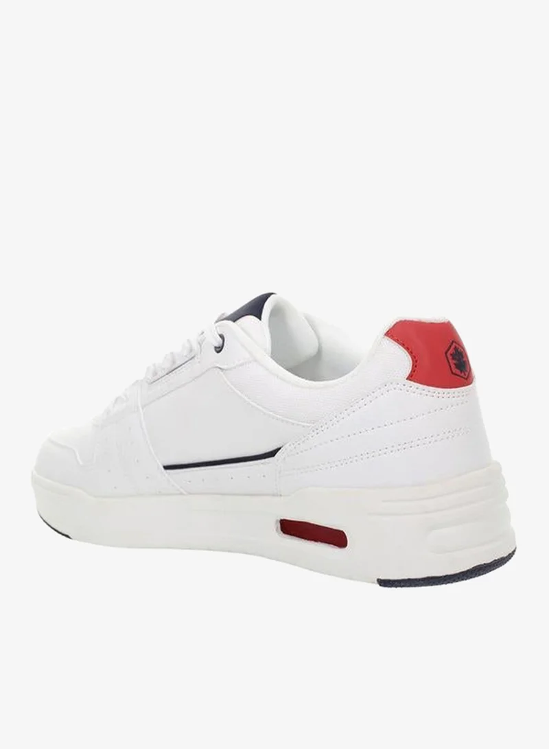 Lumberjack WHITE Men HULIO Perforated Lace-Up Sneakers for Men | Best Price UAE