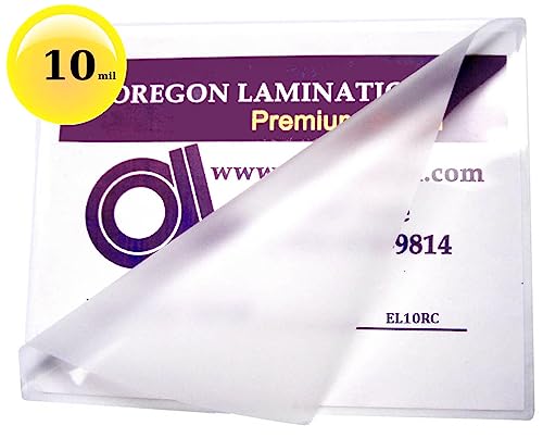 Oregon Lamination Heat Activated Laminating Pouches 12 x 18 x 10 mil 305mm x 457mm x 250 microns Thick for up to 1175 x 1775 Sheets pk of 50 Large Menu Size Clear Gloss - Image 3