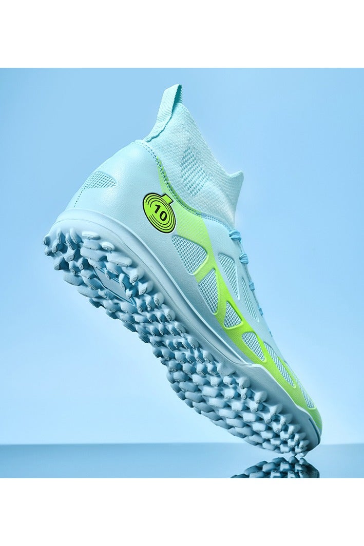 Men Kids Fashion Soccer Shoes Cleats Team Sports Training TF/FG Turf Firm Comfort High-top Football Shoes Outdoor  - Image 2