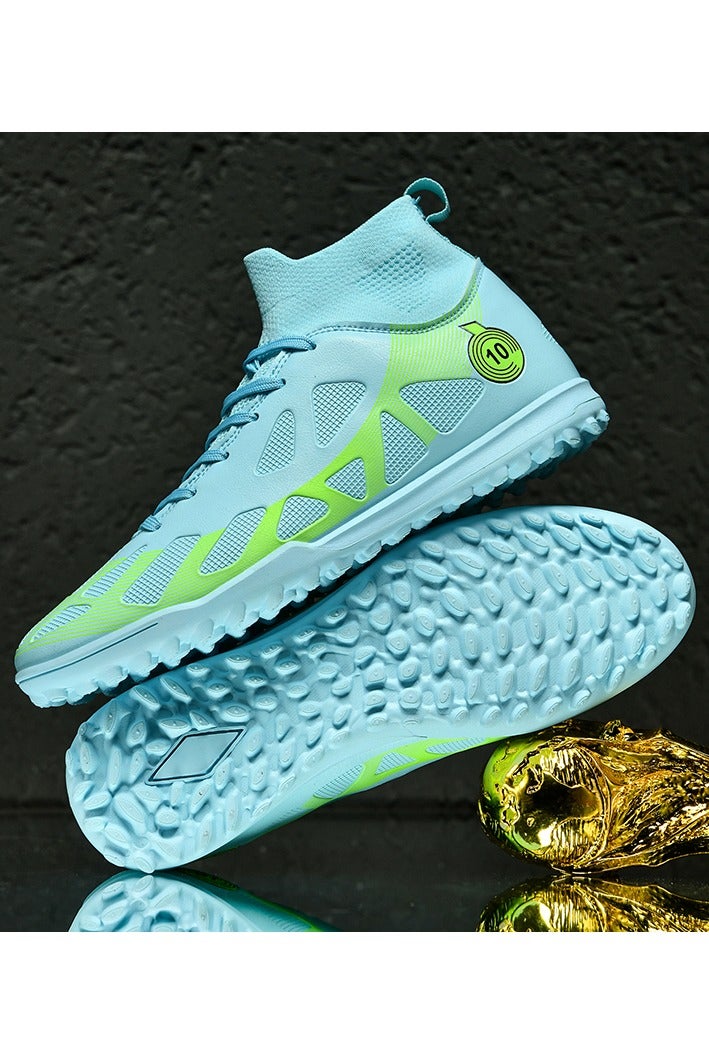 Men Kids Fashion Soccer Shoes Cleats Team Sports Training TF/FG Turf Firm Comfort High-top Football Shoes Outdoor  - Image 4