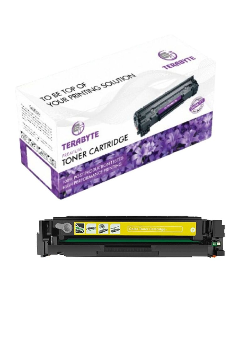 Terabyte 415A with Latest Chip Toner Cartridge compatible with W2030A W2031A W2033A W2032A 2030A 2031A 2033A 2032A Work with Laserjet Pro M454DN M454DW MFP M479DW M479FDN Printers (Yellow) - Image 1