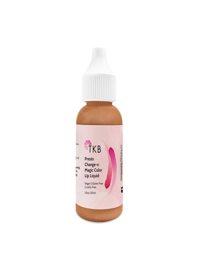 TKB Trading, LLC TKB Lip Liquid - Presto Change-o Magic Color| Color Additive, Unique Lip Color, Lip Transformation| Vegan, Gluten & Cruelty Free| Made in USA (1floz (30ml)) - Image 1