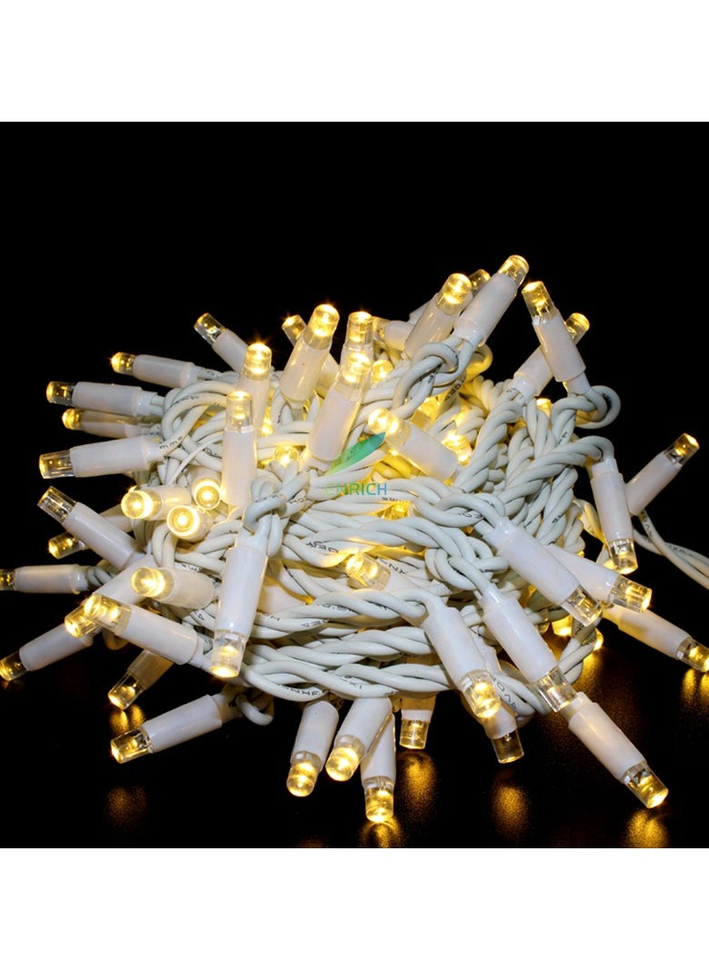 Generic Waterproof IP65 rubber Ramadan and Christmas decor Indoor outdoor holiday lighting connectable project use Big led string light Water Proof 10 meter  - Image 3