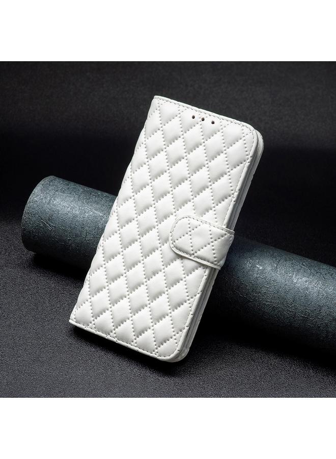 اس-توب جراب لهاتف OPPO A59 5G مع محفظة جلدية بتصميم شبكي ماسي - Image 2