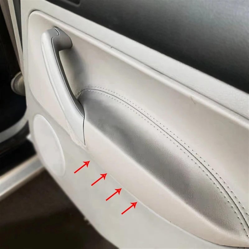 QASULER Microfiber Leather Door Panel Cover for VW Models - Image 4