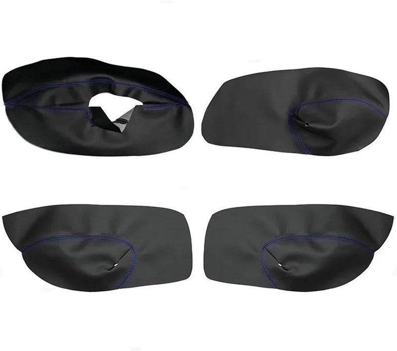 QASULER Microfiber Leather Door Panel Cover for VW Models - Image 1