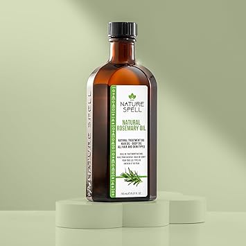 Nature Spell Rosemary Oil For Hair Growth Duo 150ml x 2 Treats Dry Damaged Hair Rosemary Oil Fusion Duo PreDiluted With Almond Castor Oil Made In The UK - Image 3