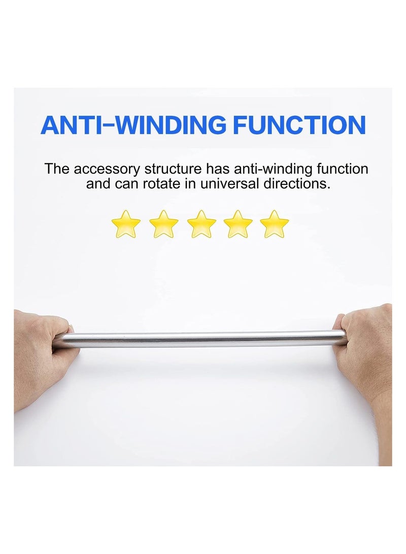 AMM Shower Hose 1.5M 1PCS Premium PVC Handheld Shower Head Hose Flex Hoses ExtensionFlexible Shower Head Replacement Hose AntiTwist Easy to Clean - Image 2