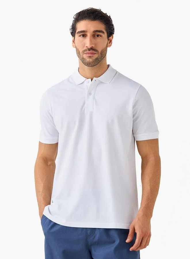 سبلاش فيڤ تيشيرت بولو بقصة عادية وأكمام قصيرة