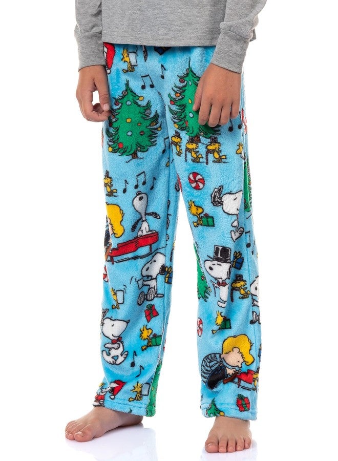 MJC Peanuts Snoopy Infant Pajamas Fleece Footed Union Suit with Beanie (18 Months) Blue - Image 4
