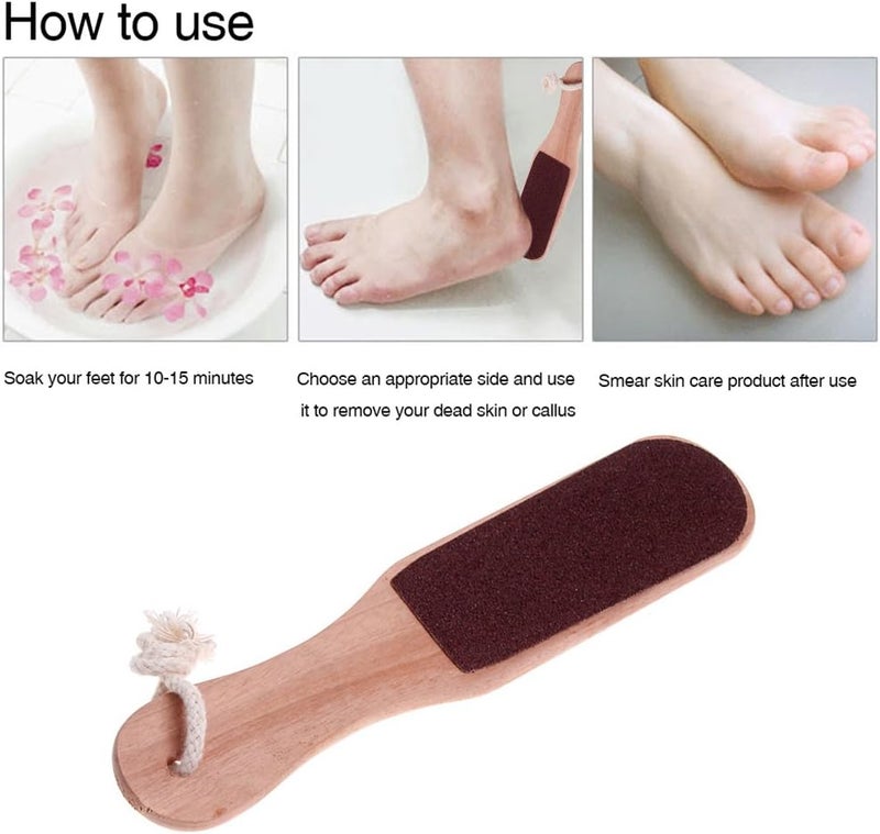 Anself Double Sided Foot Rasp Manicure File Callus Remover Pedicure Tool - Image 4