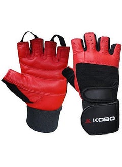 Kobo Wtg-02 Gym Gloves, X-Large (Red/Black)  - Image 1