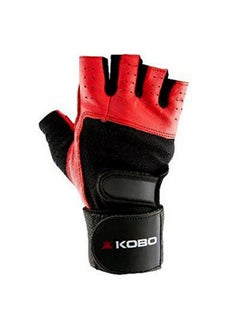 Kobo Wtg-02 Gym Gloves, X-Large (Red/Black)  - Image 4