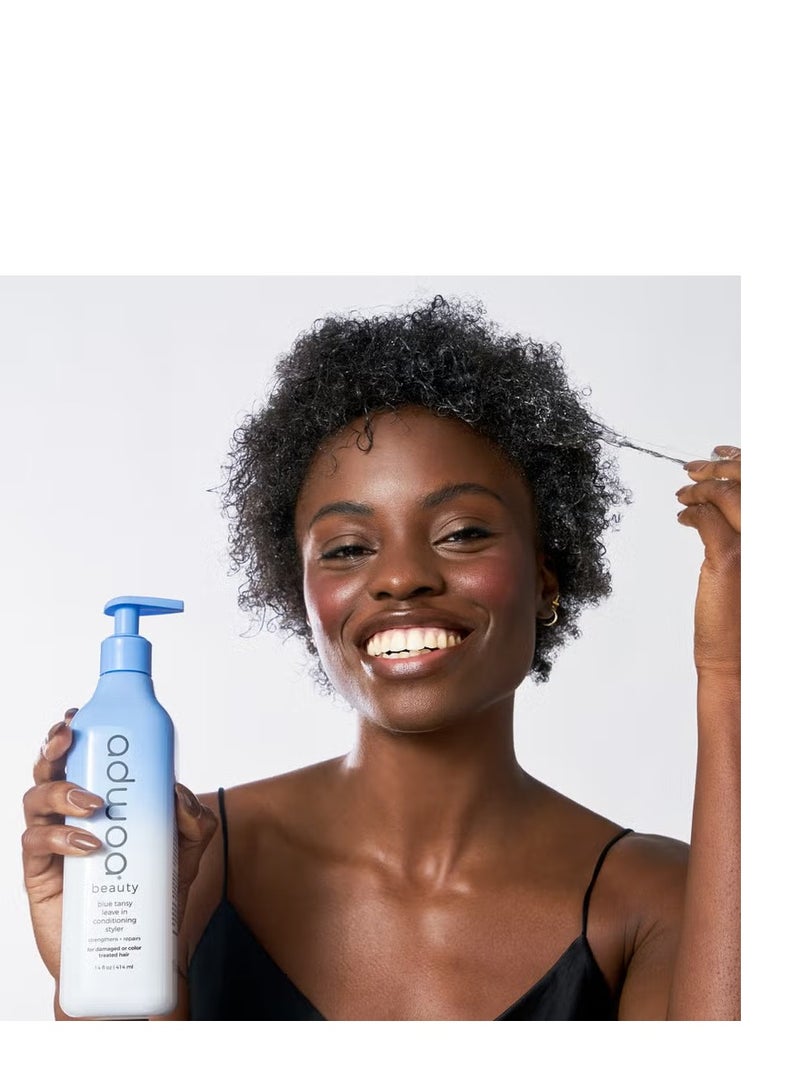adwoa beauty Blue Tansy Leave-in Conditioning Styler 414ml - Image 2