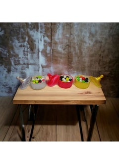 Taşdevri Life Tasdevri Life 3 Piece Sugar Bowl Presentation Snack Bowl Turkish Delight Bowl  - Image 2