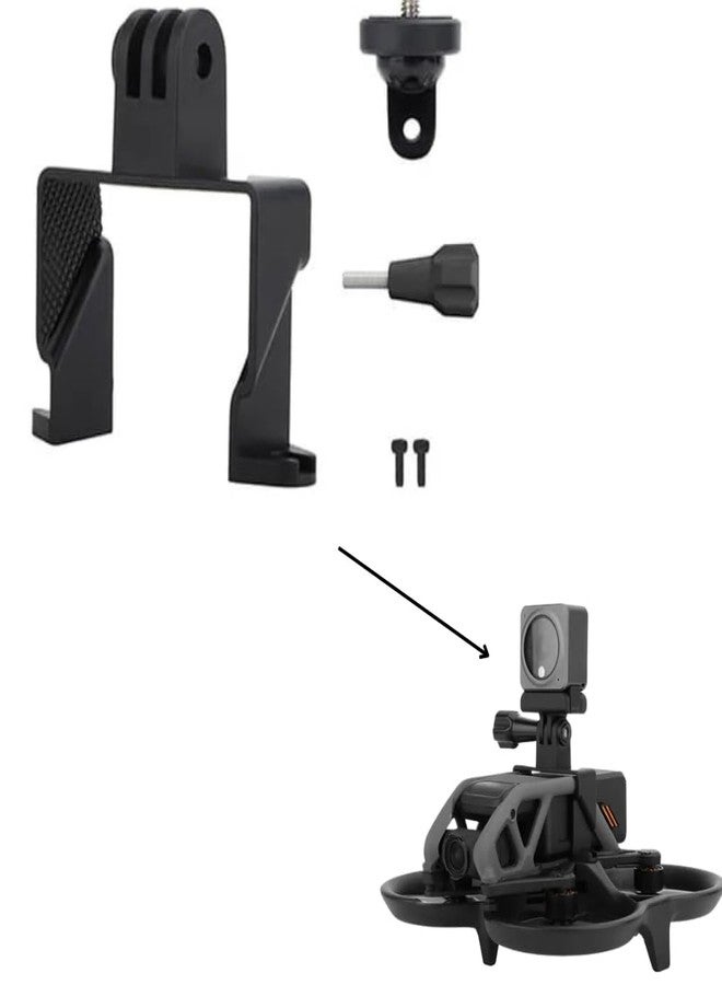 GetZget حامل كاميرا الحركة GetZget® لكاميرات DJI Avata، متوافق مع Insta 360/ Go Pro/Action 2/3/ Osmo Pocket Lights وغيرها من ملحقات التثبيت - Image 1