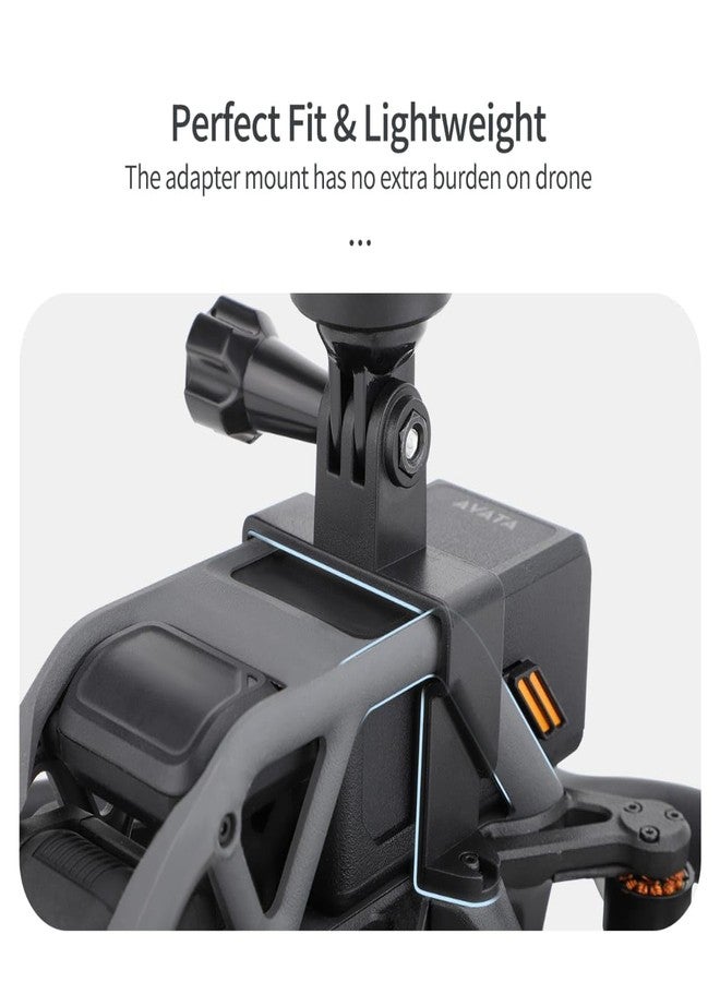 GetZget حامل كاميرا الحركة GetZget® لكاميرات DJI Avata، متوافق مع Insta 360/ Go Pro/Action 2/3/ Osmo Pocket Lights وغيرها من ملحقات التثبيت - Image 5