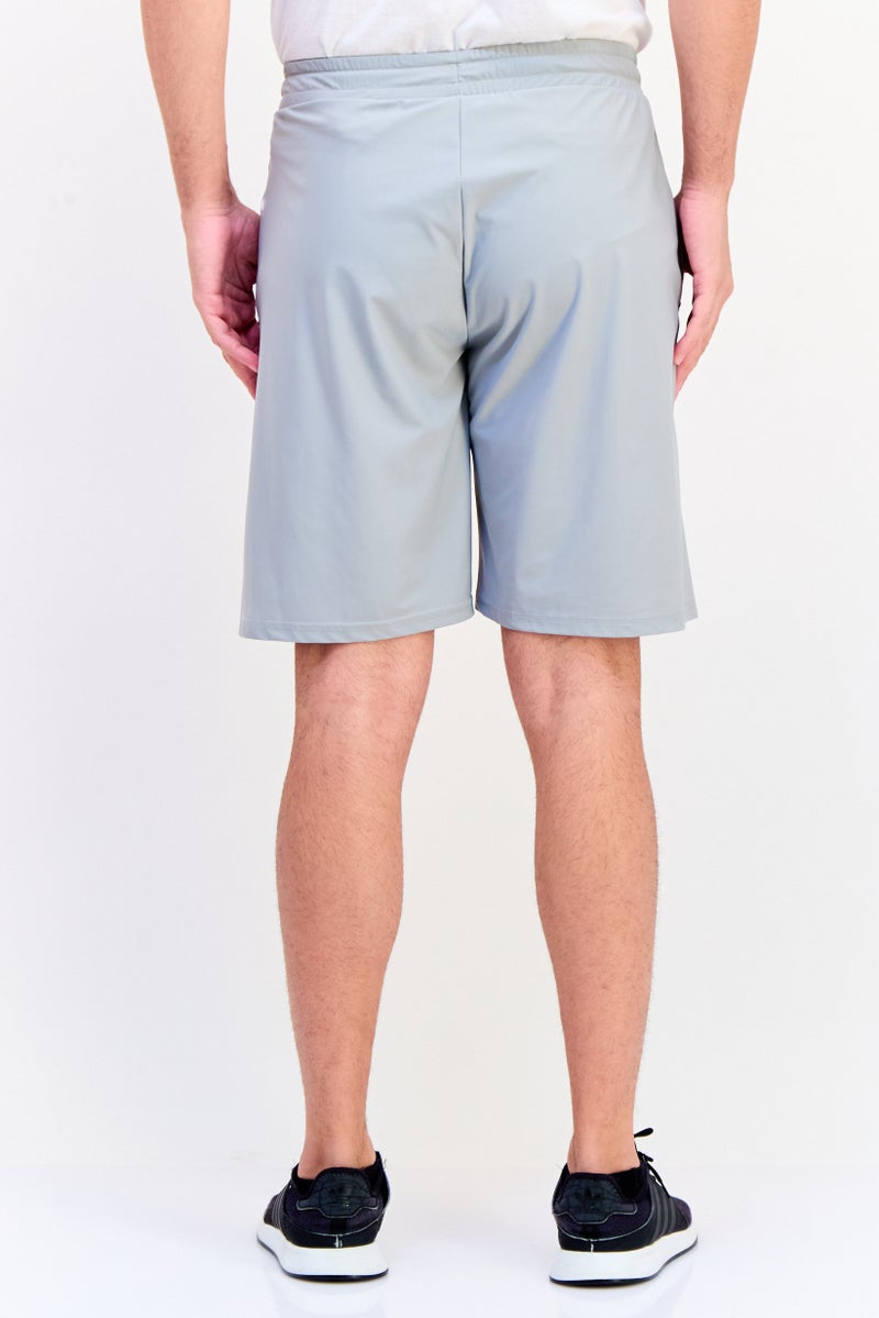 GIORDANO G-Motion Men Sportswear Fit Training Shorts, Grey  - Image 3