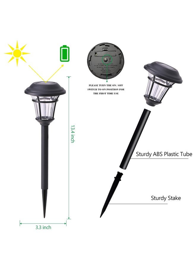 ماجيفت مجموعة من 12 مصباحًا شمسيًا للممرات الخارجية من MAGGIFT، مصابيح شمسية للحدائق والباحات والممرات - Image 3