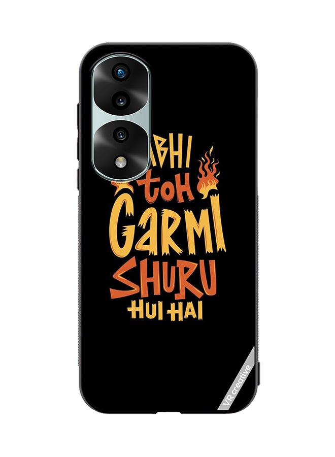 VR CREATIVE Protective Case Cover For Honor 70 Pro Abhi Toh Garmi Design Multicolour - Image 1