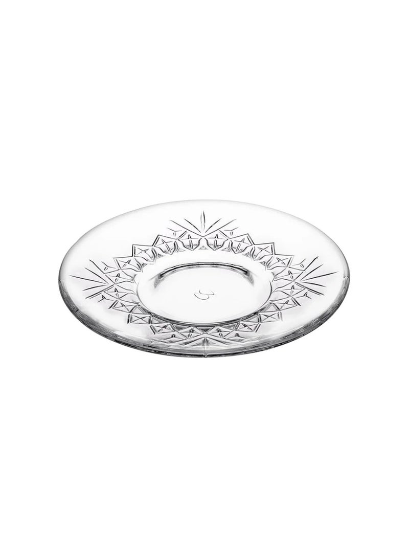 Pasabahce Timeless Tea Plate Set of 6Pcs (12.6cm) Clear - Image 3