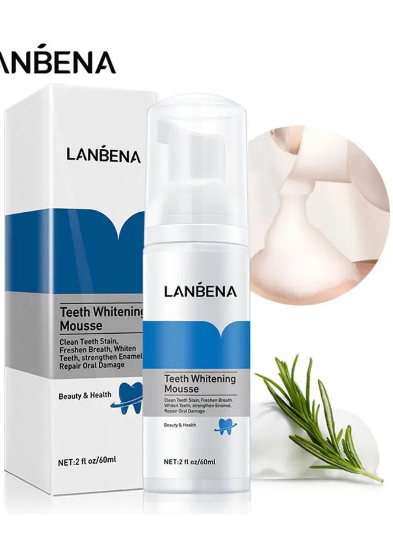 LANBENA Teeth Whitening Mousse Toothpaste Dental Oral Hygiene Remove Stains Plaque Teeth Cleaning Tooth White Tool - Image 2