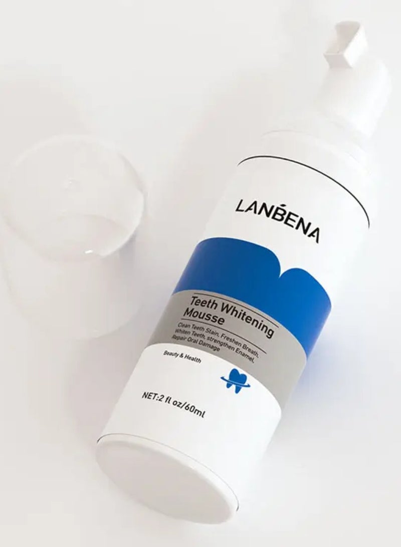 LANBENA Teeth Whitening Mousse Toothpaste Dental Oral Hygiene Remove Stains Plaque Teeth Cleaning Tooth White Tool - Image 3
