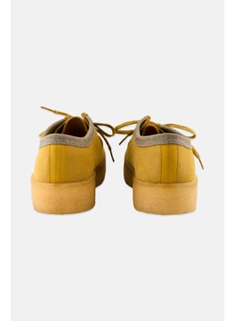 clarks Men Wallabee Cup Standard Fit Lace Up Shoes, Amber Gold  - Image 2