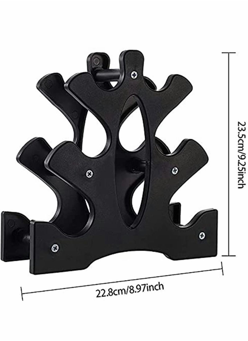 Excefore - Dumbbell Rack Stand, 3 Tier Dumbbells Weights Handle Hand Weight Tower, Holds 30 Pounds(Without Dumbbells) - Image 1