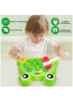 YelaJoy Interactive whack-a-frog game  Early development toy Activity Learning Includes two hammers Fun gift  - Image 4