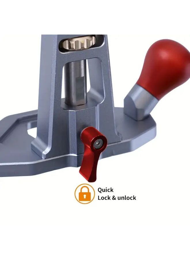 RuTool Handheld Router Plane Adjustable Depth Wood Plane With Blade Heavy Duty Body Fence System Portable Woodworking For Mortise Tenon Joinery Groove Cutting Smoothing Edges DIY Professional Carpenter - Image 5