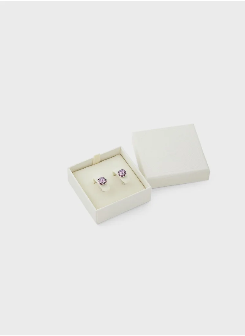 SWAROVSKI February Birthstone Stud Earrings