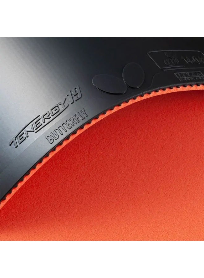 Butterfly Tenergy 19 Table Tennis Rubber - Black, 2.1mm - Image 4