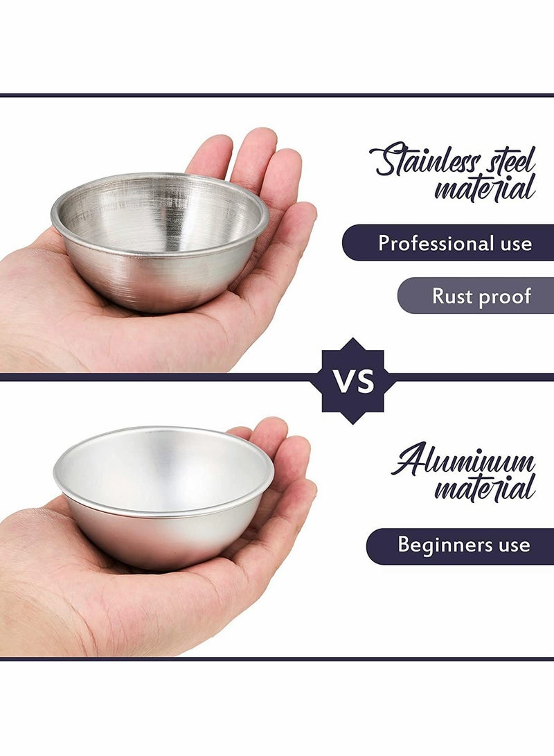 Excefore 6 Pcs Stainless Steel Ice Cream Mould - Image 2