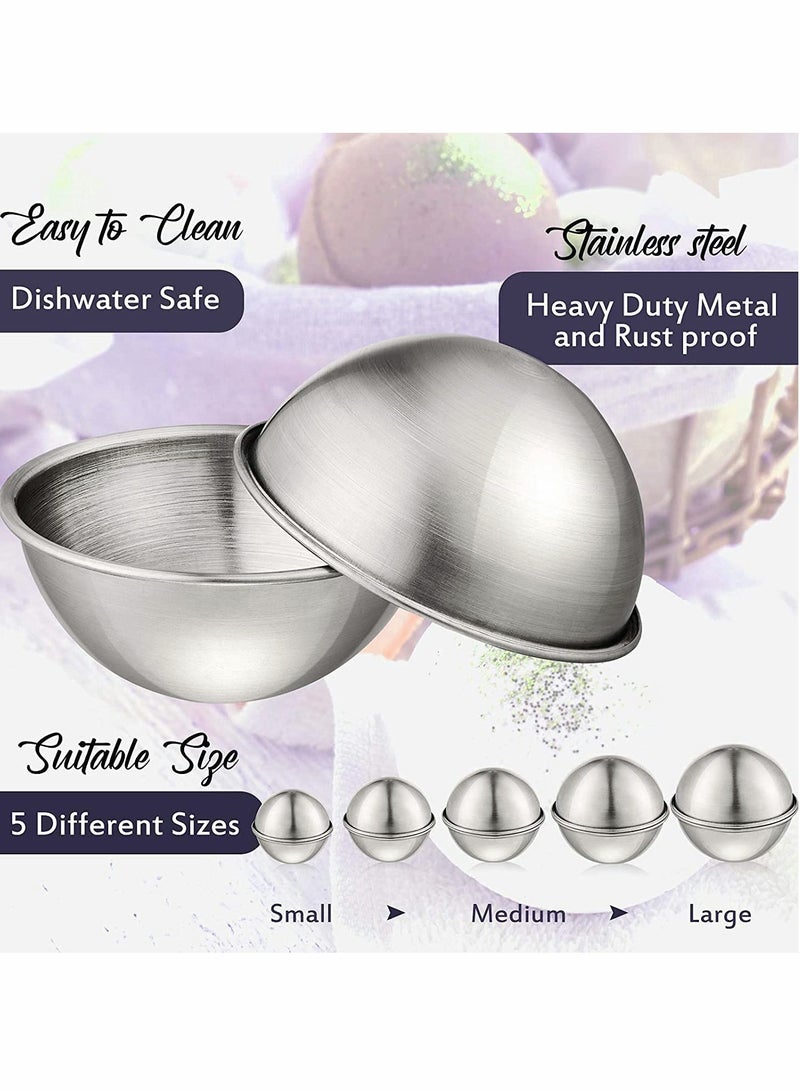 Excefore 6 Pcs Stainless Steel Ice Cream Mould - Image 5