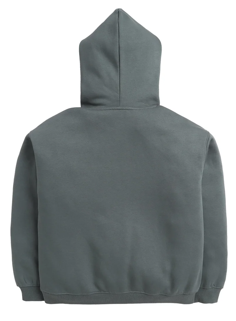 Victor And Jane  “Keep It Trendy” Graphic Hoodie for Ladies – Teal Blue | 100% Cotton Fleece | for Women | Best Price UAE