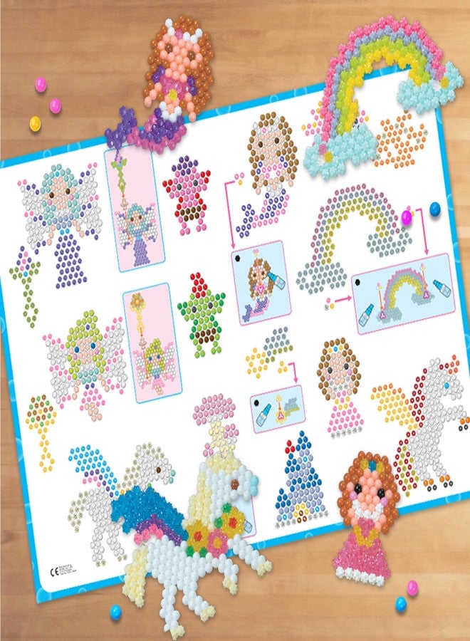 Aquabeads Enchanted World Complete Arts & Crafts Bead Kit fot Children- Over 1,000 Beads & Display Stand - Image 2