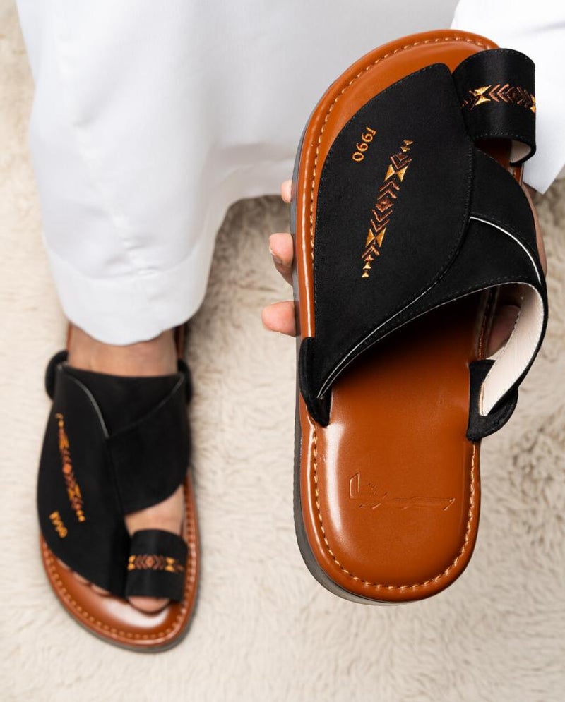 Arabic Sharqi Sandals | Brown | Sandals Traditional footwear - Image 3