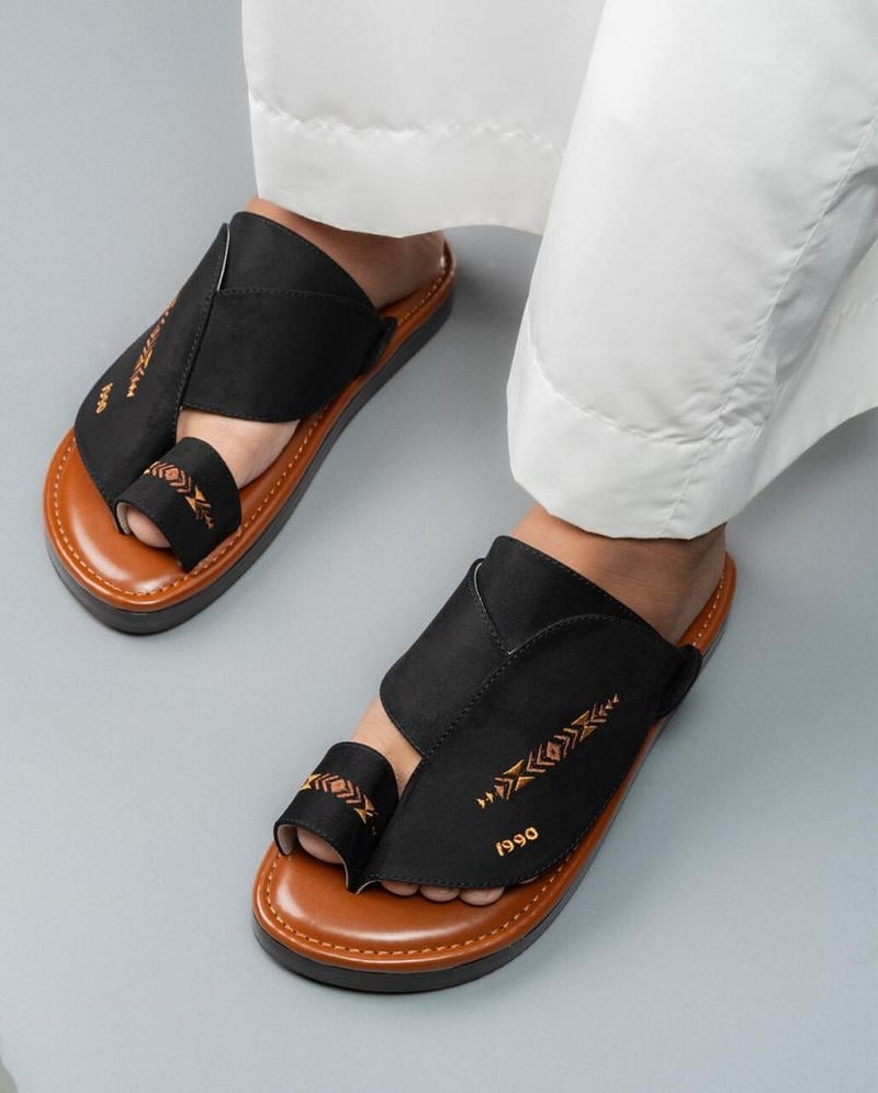 Arabic Sharqi Sandals | Brown | Sandals Traditional footwear - Image 4