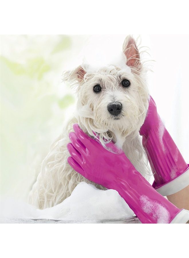 playtex Playtex Living Reuseable Rubber Cleaning Gloves (Large, 1 Pair), Premium Protection Reusable Household Gloves 