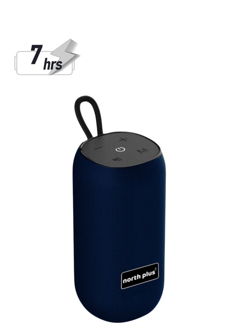 North Plus SoundWave14 Portable Bluetooth Speaker (Blue)