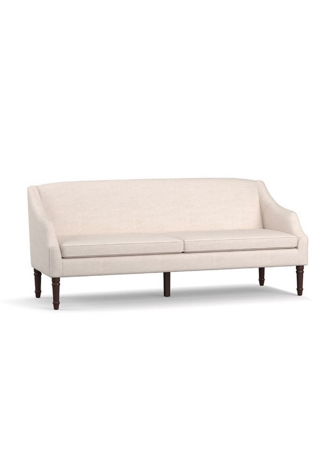 Homzmart Linen  and Sweedish Wood 3 Seaters Sofa - Beige  - Image 1