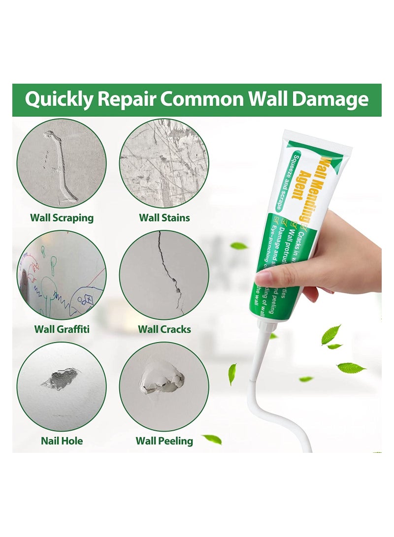 2 Pack Wall Mending Agen Wall Spackle Repair Paste Drywall Repair Kit and Wall Mending Agent Quick and Easy Solution for Drywall Repair - Image 4