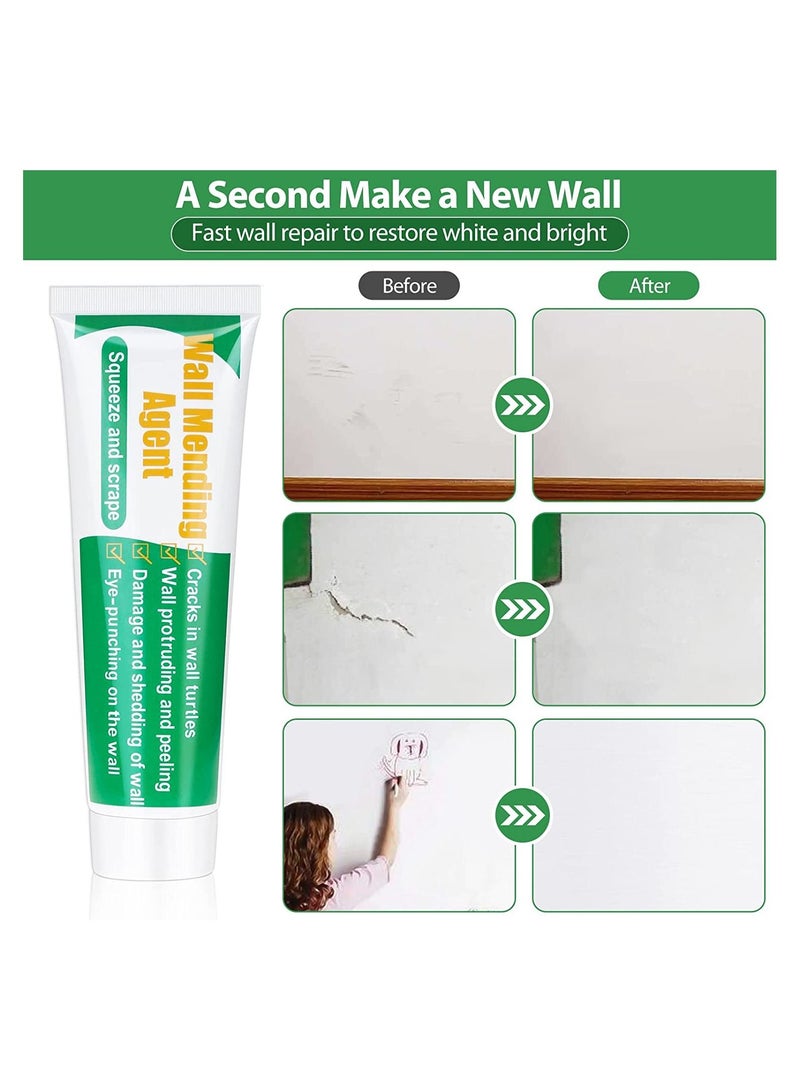 2 Pack Wall Mending Agen Wall Spackle Repair Paste Drywall Repair Kit and Wall Mending Agent Quick and Easy Solution for Drywall Repair - Image 2