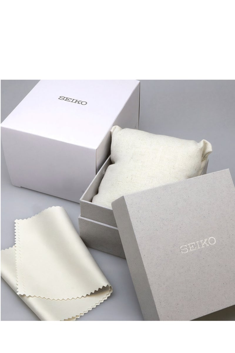 Seiko SWR085P1 Essentials Collection – 22.2mm Stainless Steel Case, Blue Roman Dial, Silver-Tone Bracelet Women's Watch - Image 4