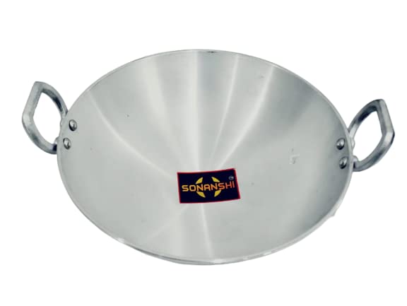 Sonanshi Sonanshi Aluminium Small Kadhai for Tadka/Frying Kadhai (6.5 Inch Diameter)  - Image 4